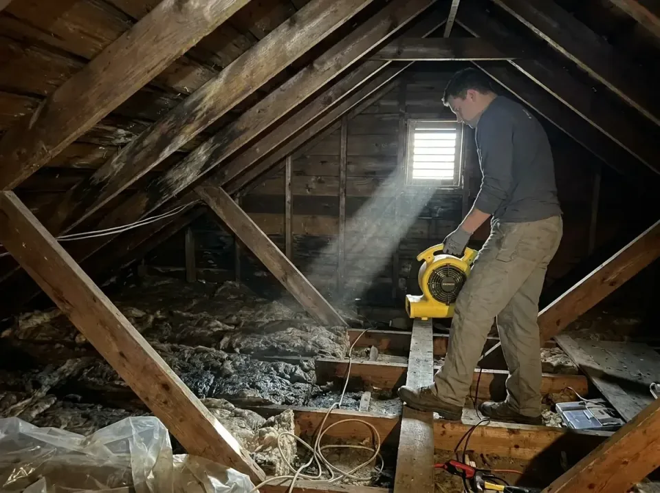 attic-water-damage-drying-proc-007 — frequently asked questions, Emergency Water Extraction & 24/7 Flood Response in Melody…